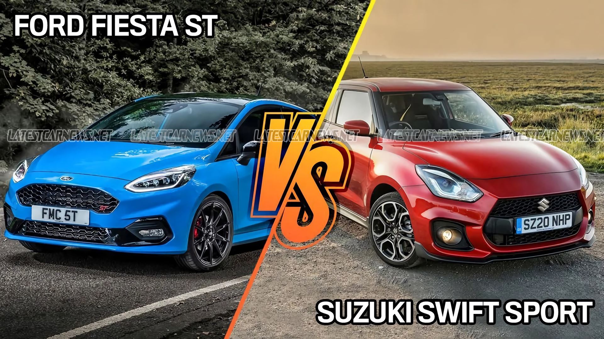 Suzuki Swift Sport vs Ford Fiesta ST