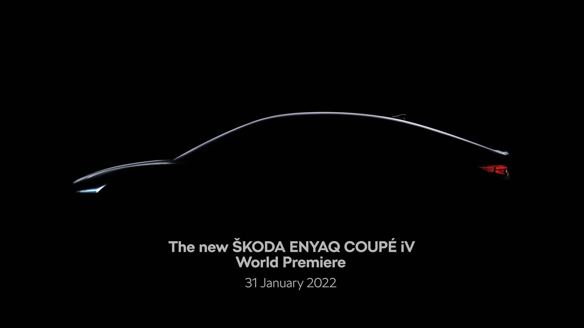Skoda Enyaq Coupe teaser