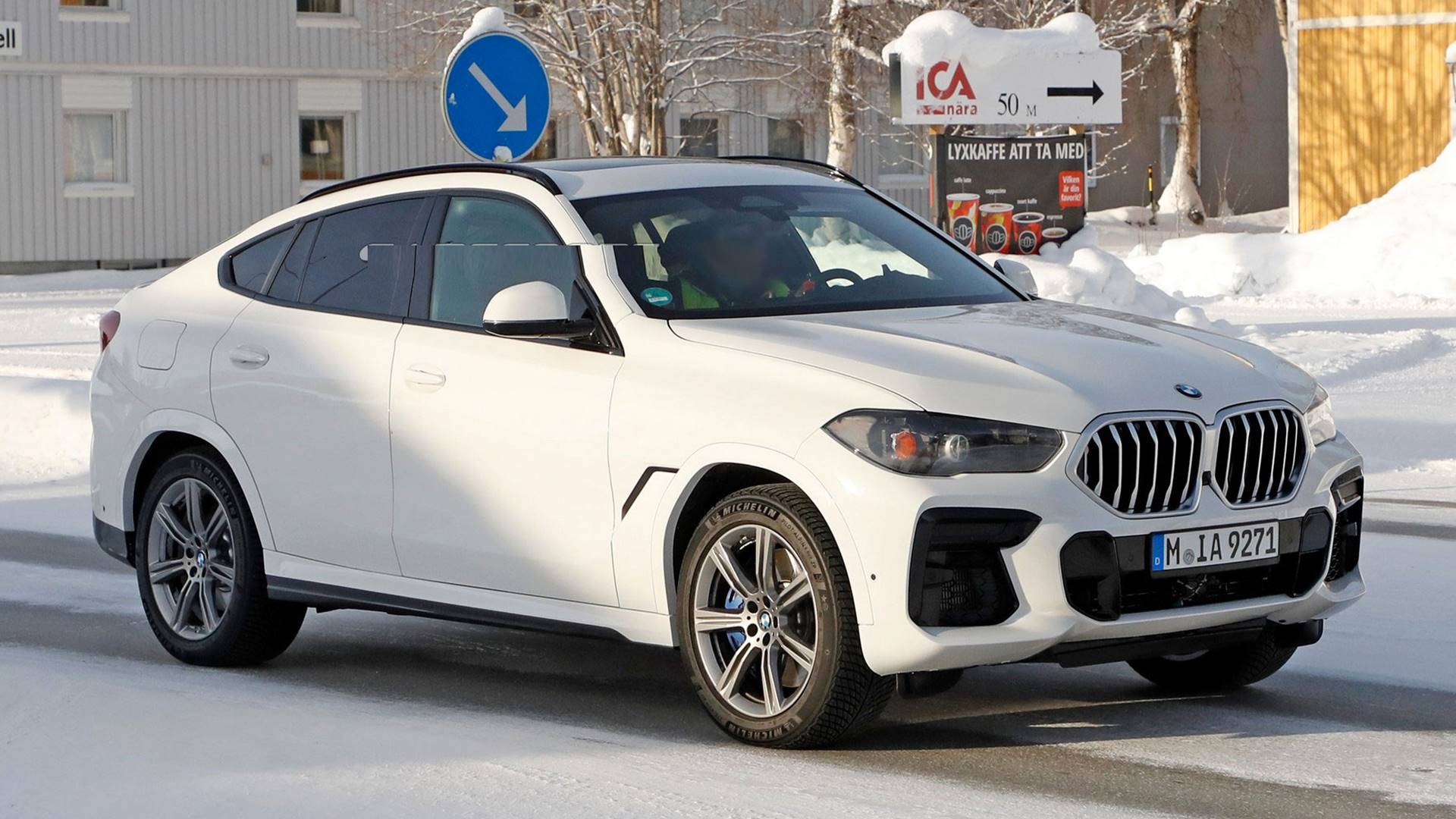 BMW X6 Facelift 2023, Once Again in Winter Trials