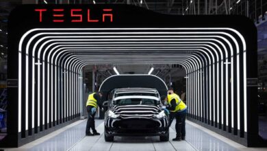 Production of the Tesla Model Y at Giga Berlin