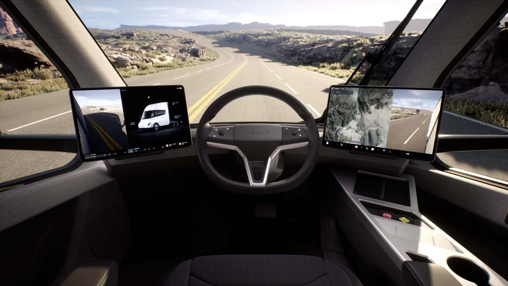 Tesla Semi interior