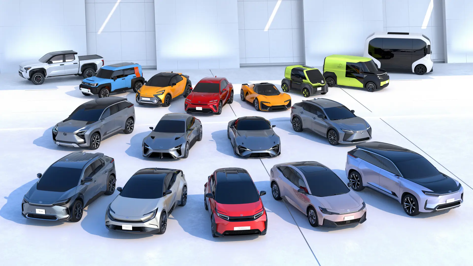 Toyota Electric Car Line up