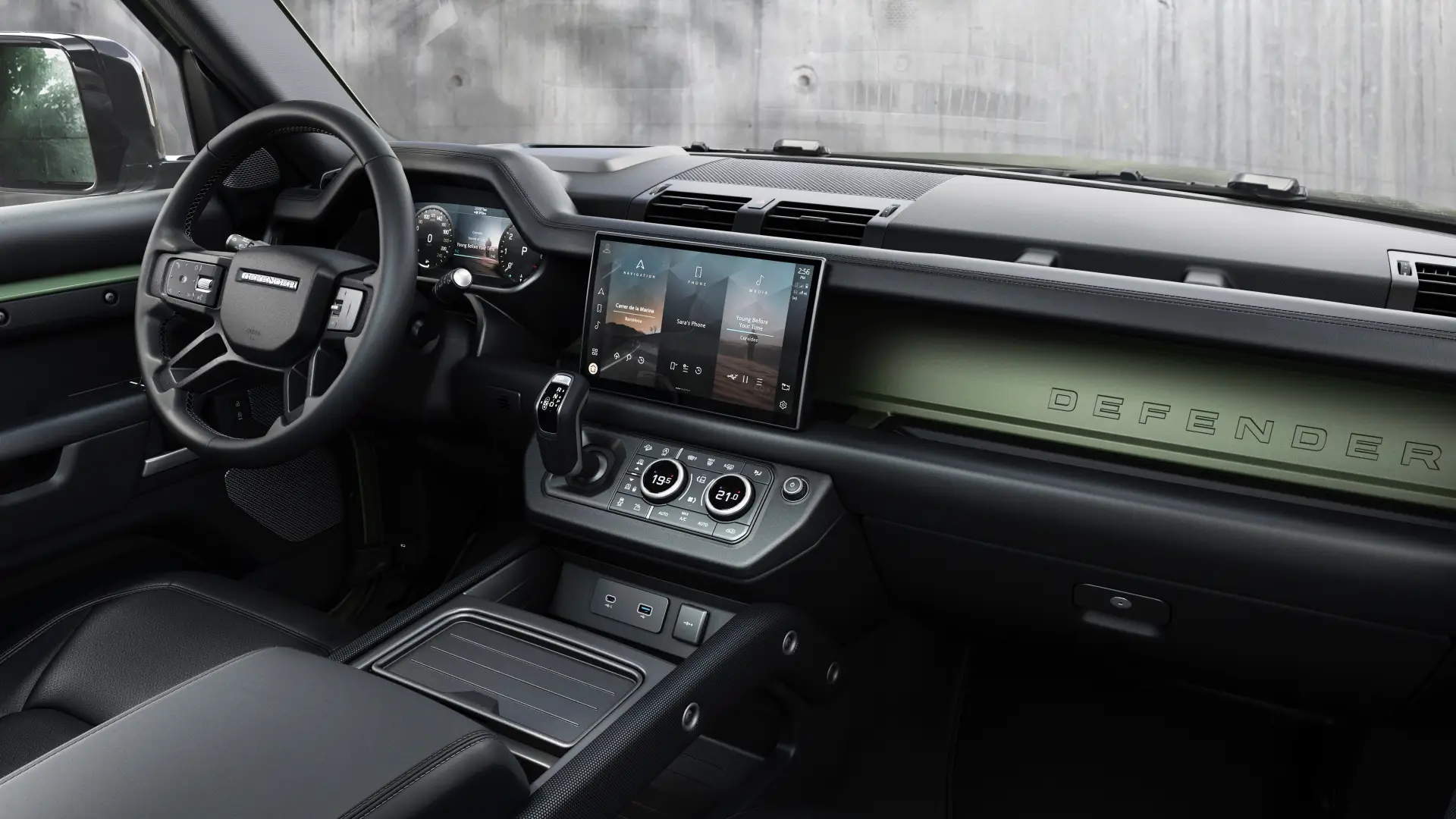 Land Rover Defender Sport interior